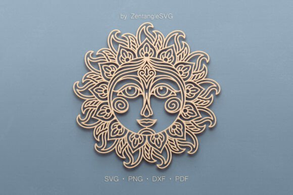 Boho Sun SVG Paper Cut & Laser Cutting