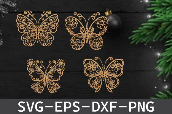 Butterfly Laser Cutting File SVG