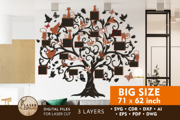 Create a Lasting Legacy with Family Tree Photo Frames Laser Cutting