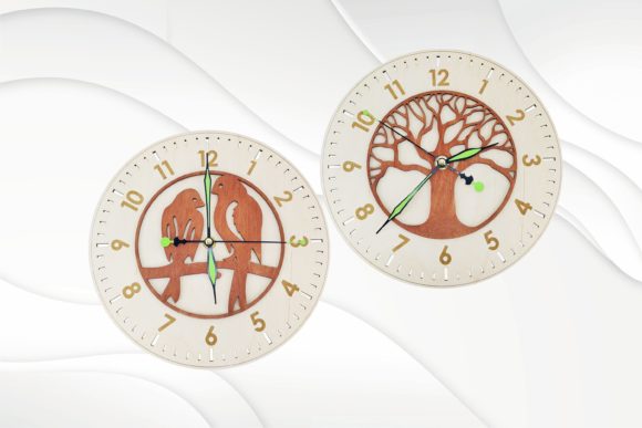 Create a Stunning Clock with 2 Pattern for Laser Cutting
