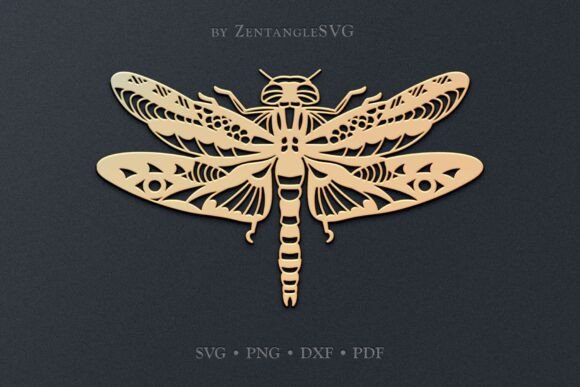 Dragonfly SVG Paper Cut & Laser Cutting
