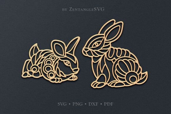 Easter Bunny Rabbit SVG Laser Cutting