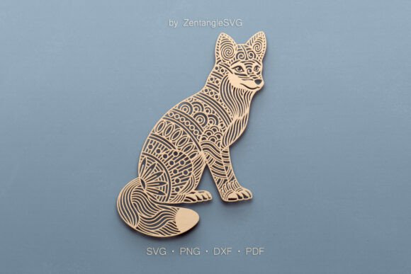 Fox SVG Paper Cut & Laser Cutting Digital Design