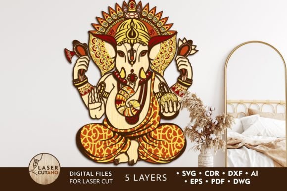 GANESHA for Laser Cutting or Paper Cut: A Multilayer Design Guide
