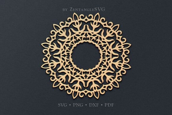 Mandala SVG Paper Cut & Laser Cutting