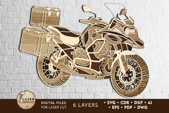 MOTORCYCLE Laser Cutting Wood Wall Art: A Creative Statement