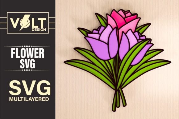 Stunning 3D Flower SVG Designs for Laser Cutting Projects